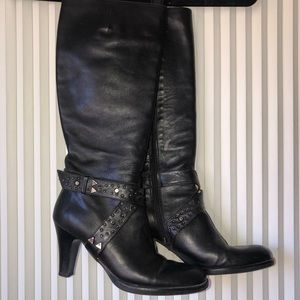 Black knee high Via Spiga boots